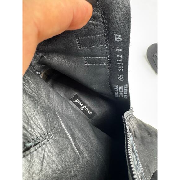 Paul Green Sydney Buckle Bootie In Black Suede Combo AU6.5 - Picture 7 of 15